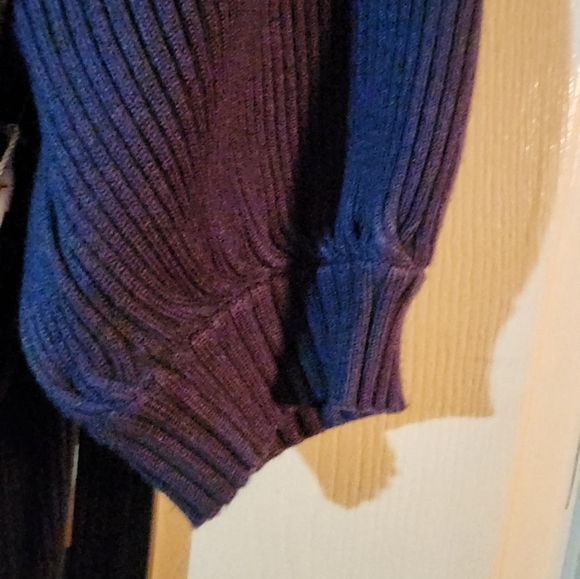 Dark blue Worthington short sleeve sweater - Picture 3 of 4